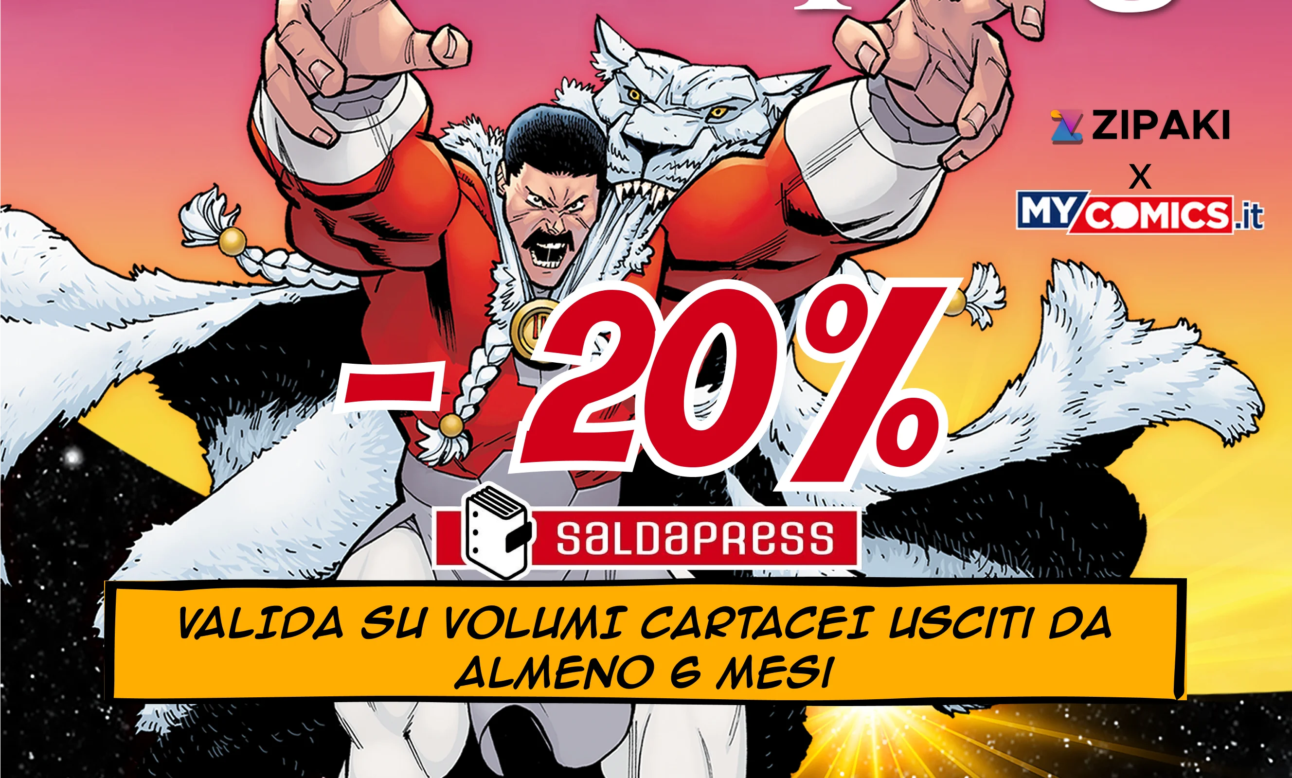 Promozioni Saldapress - Comics will rock you