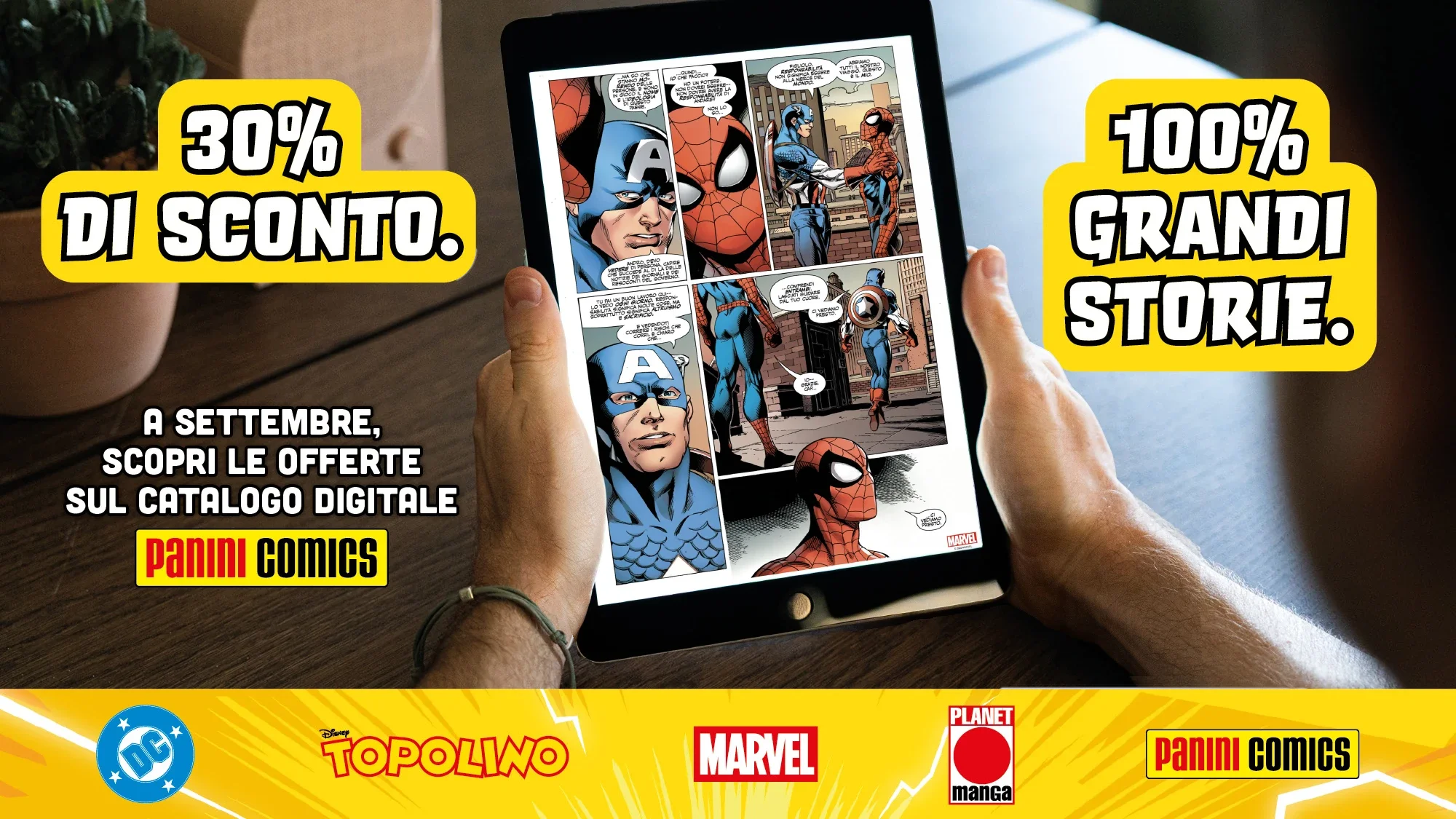 Sconti Panini Marvel e DC al 30%: tutti i fumetti scontati da non perdere