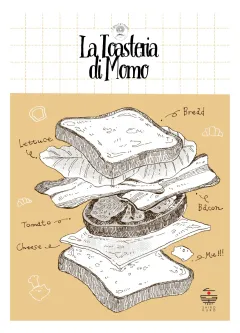 Cover La Tosteria di Momo Vol. 1 (digitale)