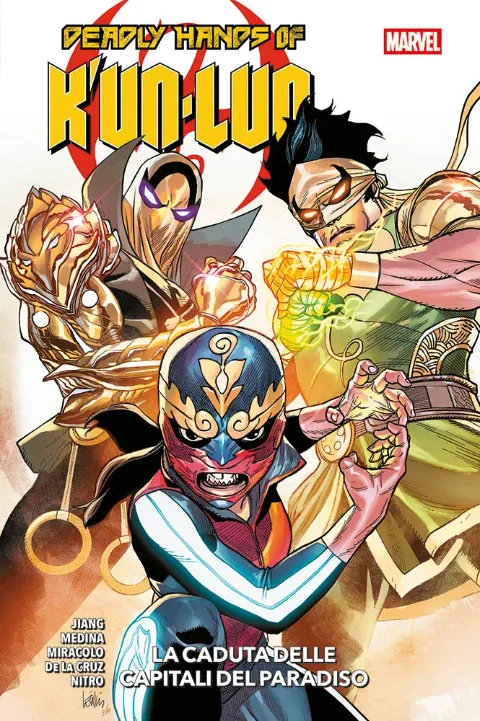 Copertina di Deadly Hands of K'un-Lun: La Caduta delle Capitali del Paradiso - Marvel Collection