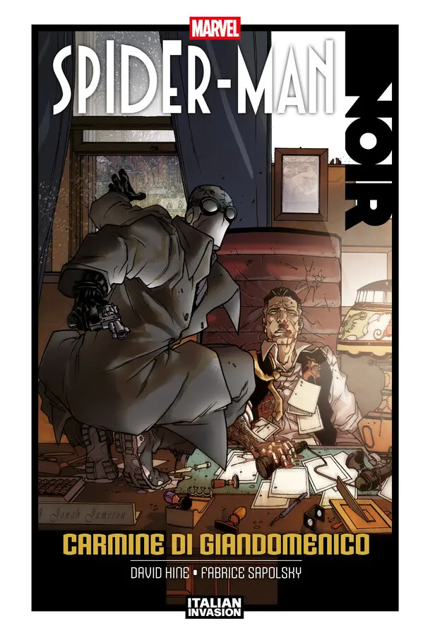 Cover Spider-Man Noir di Carmine Di Giandomenico - Marvel Italian Invasion Vol. 1 (digitale)