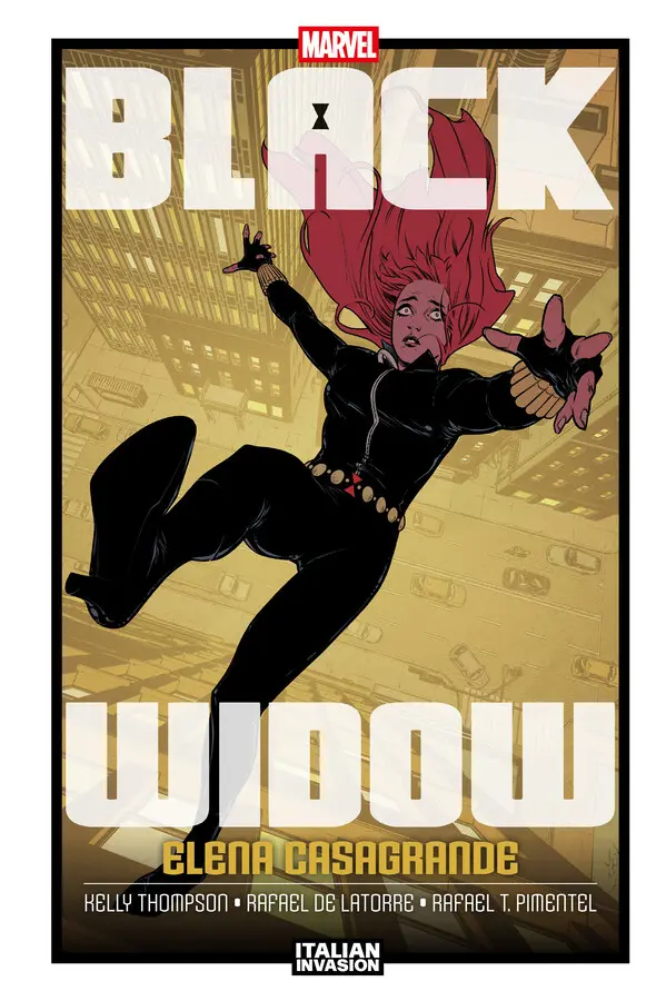 Cover Black Widow di Elena Casagrande - Marvel Italian Invasion Vol. 1 (digitale)